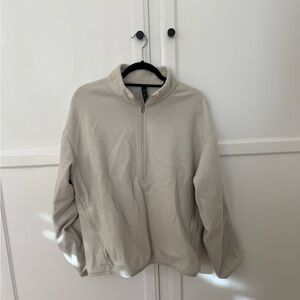 Oversized Fit Fleece Half Zip